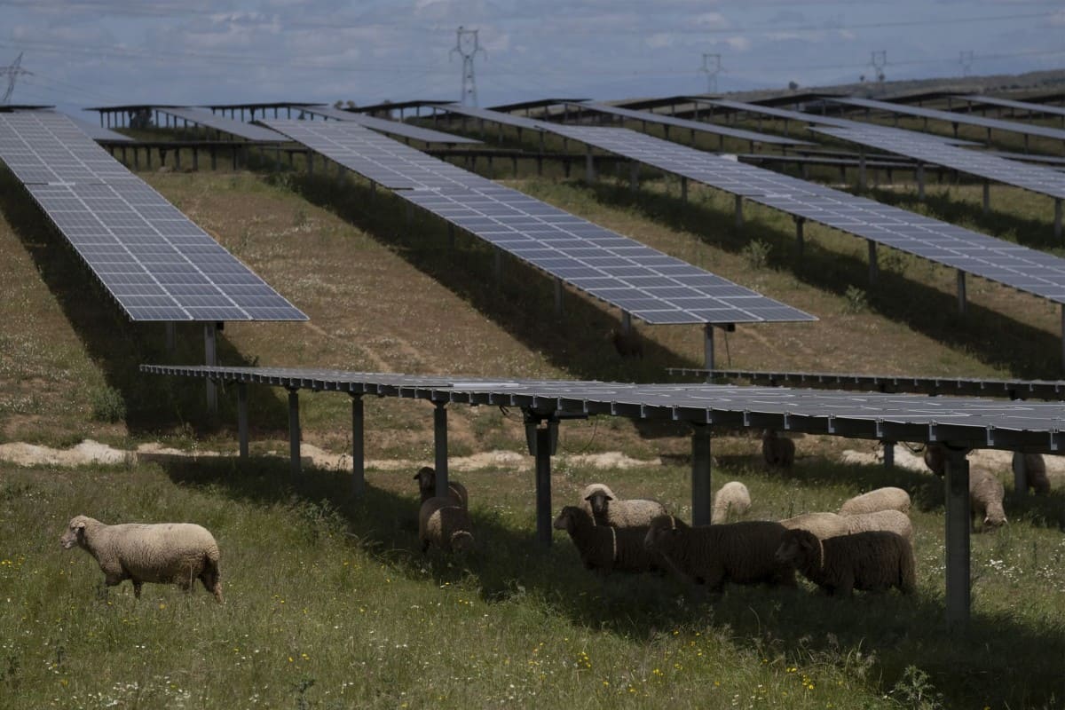 Energia solar integrada entorno rural